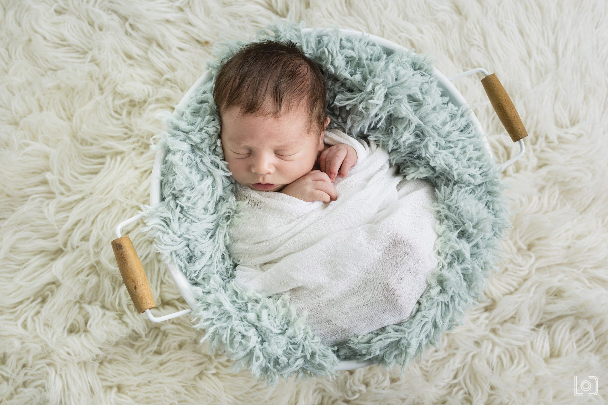 Newborn fotoshoot in de studio bij Nijmegen