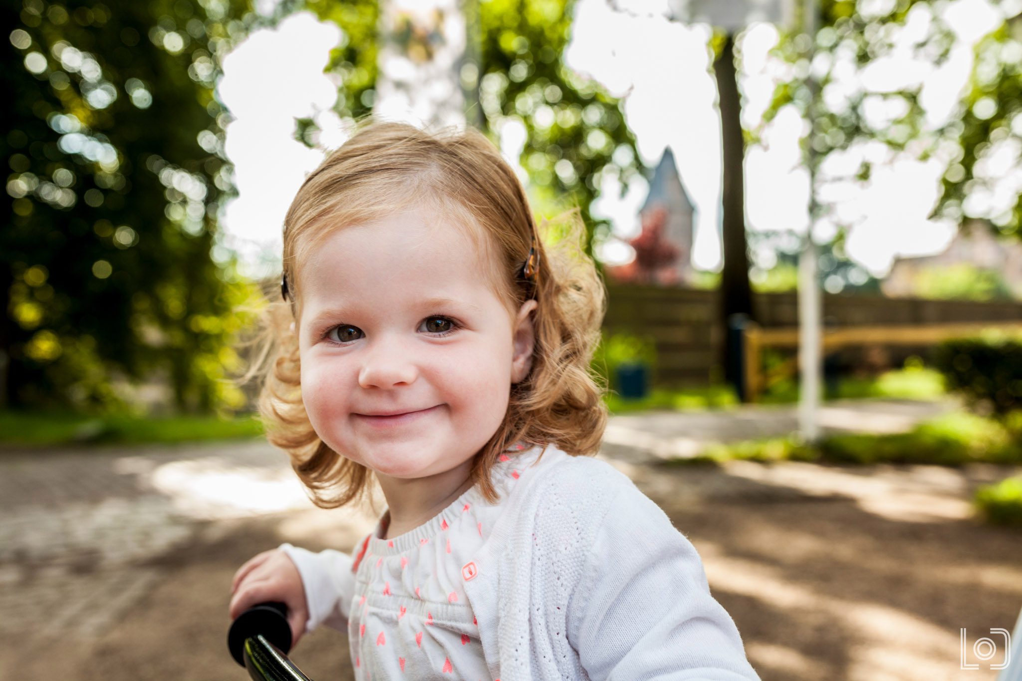 Met het hele gezin op de foto op locatie