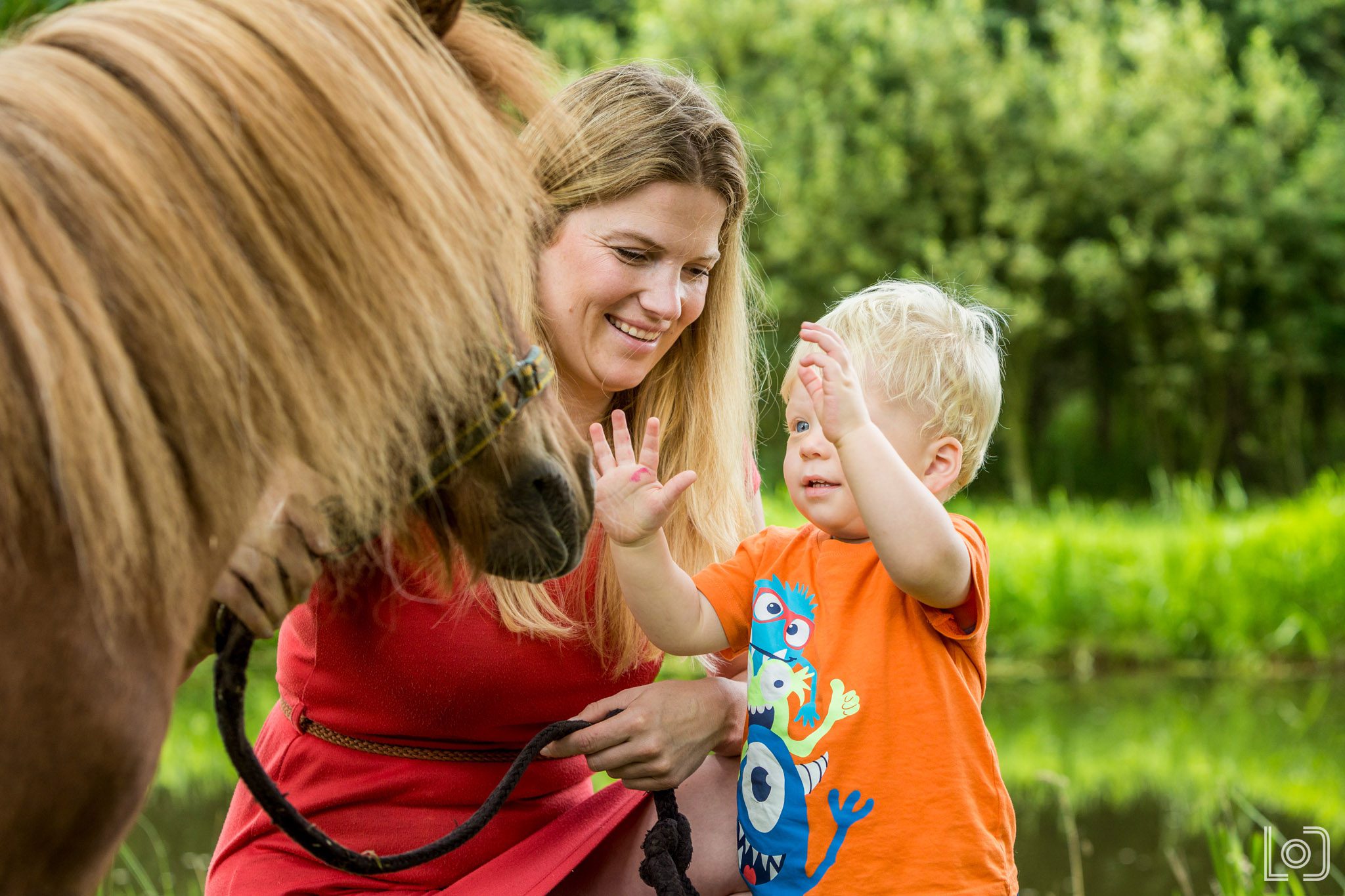 Gezinsfotoshoot met kleine kinderen