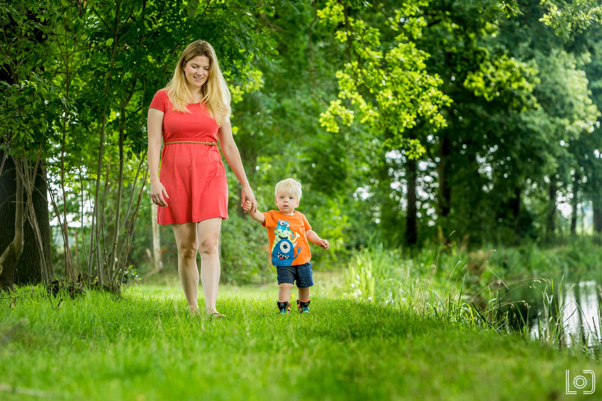 Fotoshoot van gezin in Heeswijk