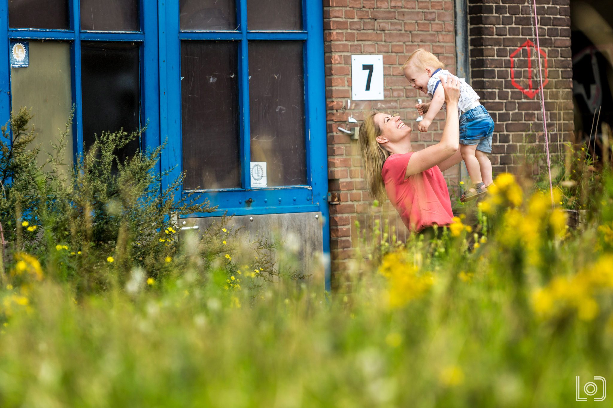 Fotoshoot in de buurt van de Waal in Nijmegen