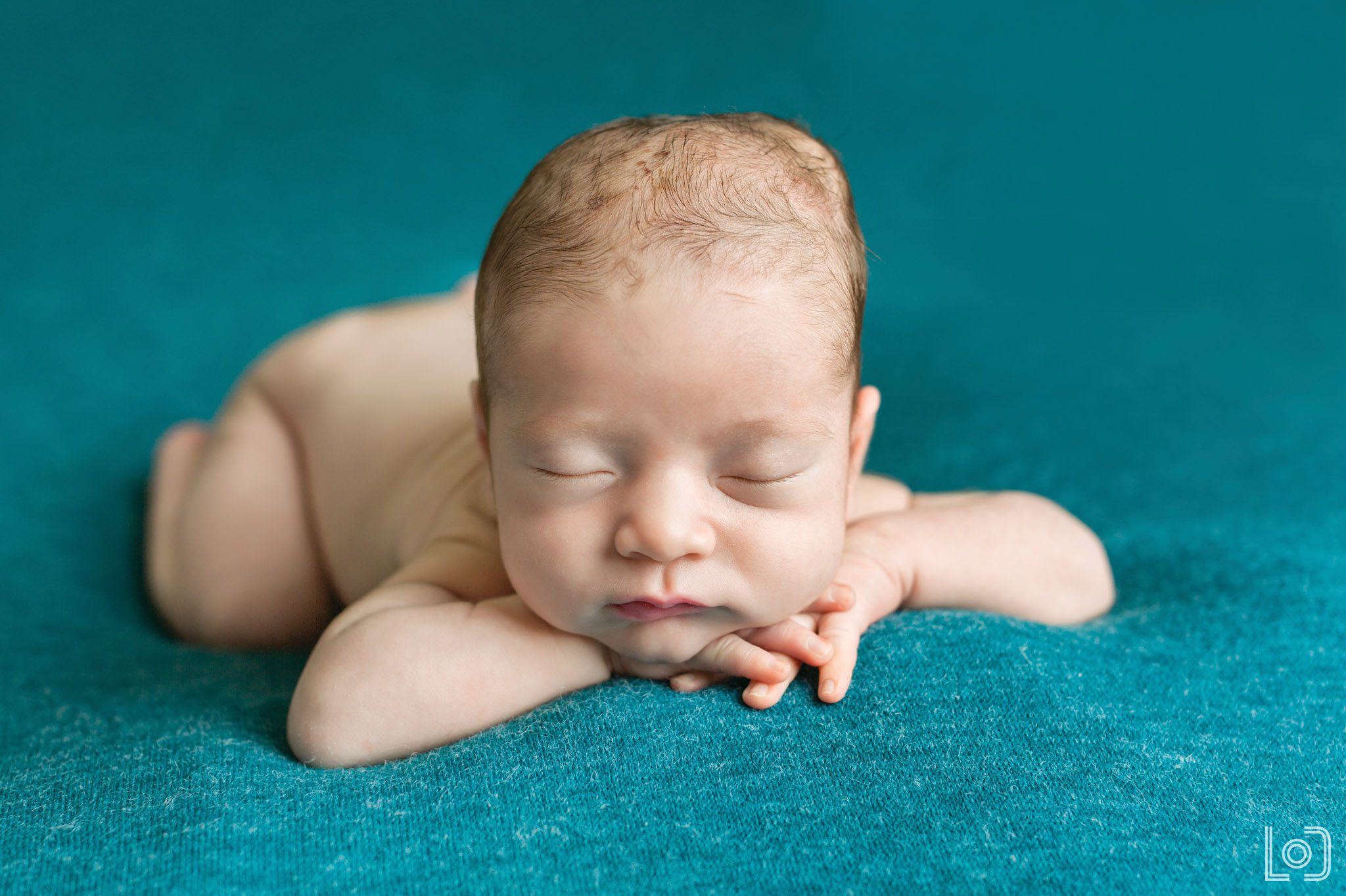 Newborn fotoshoot Nijmegen Beuningen in de studio