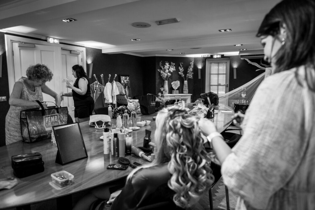 Voorbereidingen bruiloft Residence Rhenen