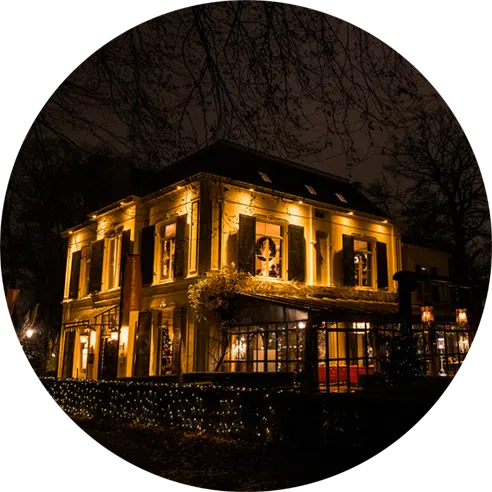 Landgoed Brakkesteyn in de winter.